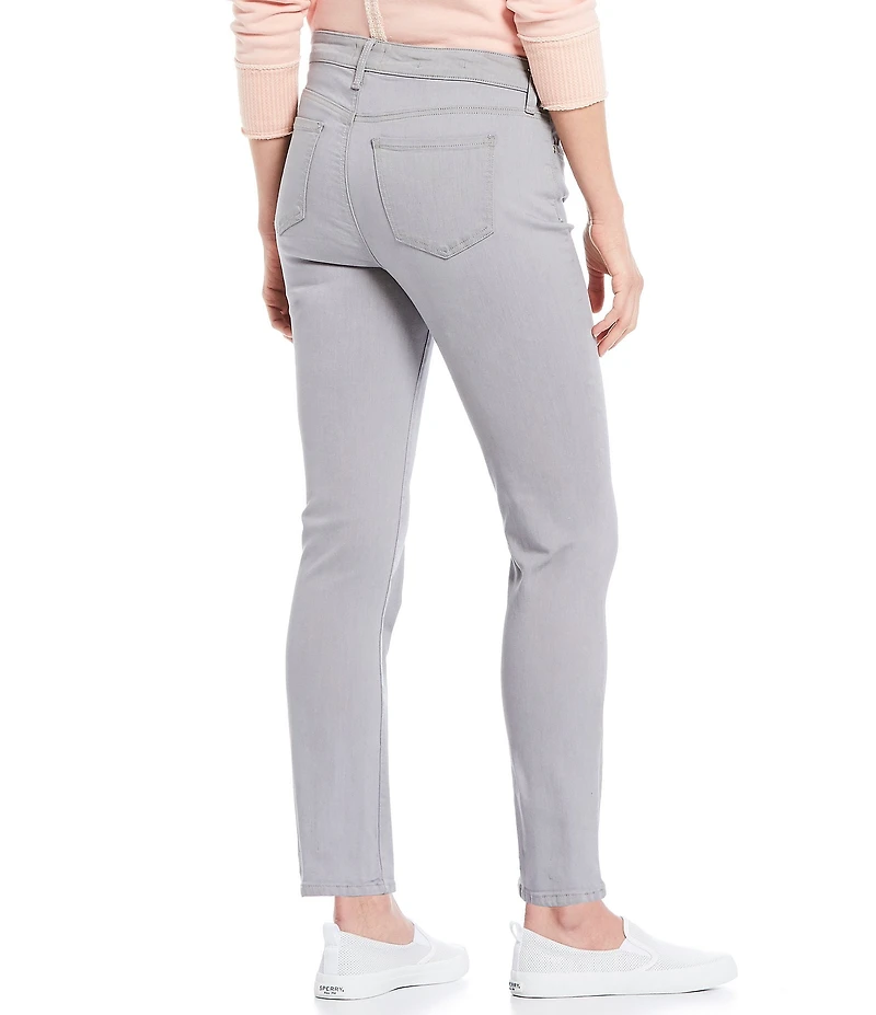 NYDJ Sheri Slim Leg High Rise Double Button Fly 5-Pocket Ankle Jeans