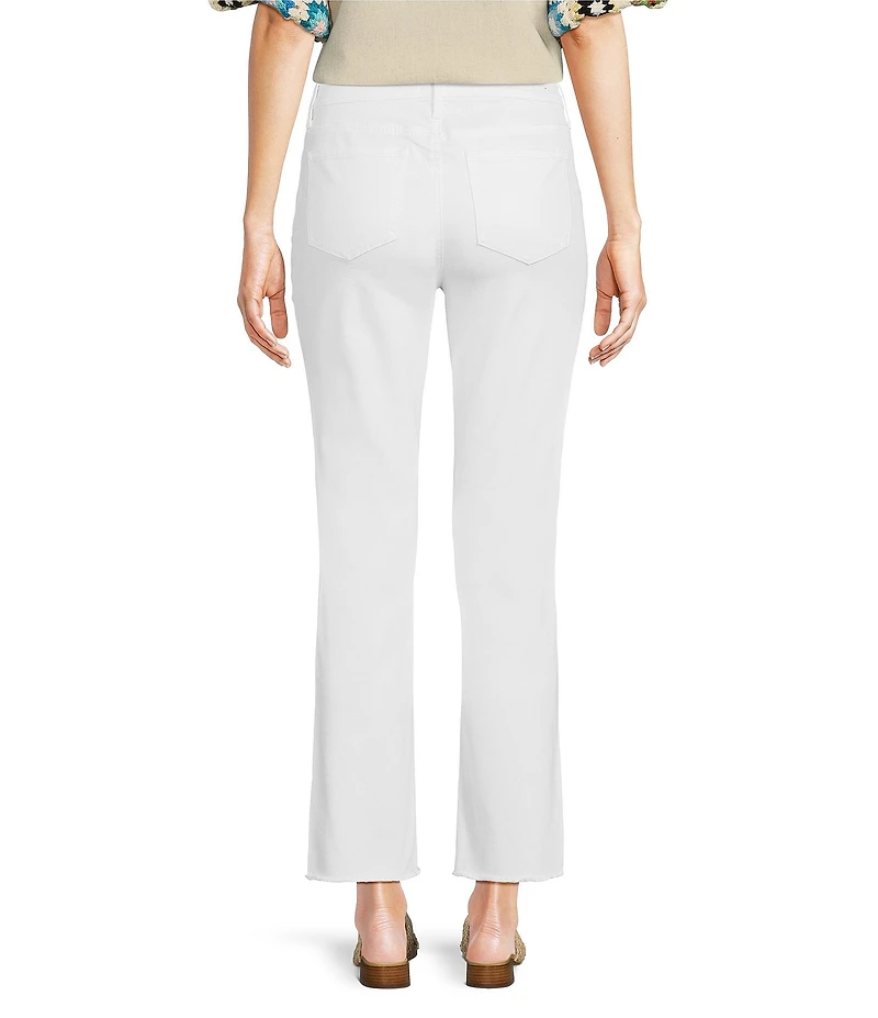 NYDJ Stretch Denim Sheri Slim Straight Fit Mid Rise Jeans