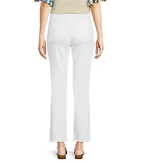 NYDJ Stretch Denim Sheri Slim Straight Fit Mid Rise Jeans