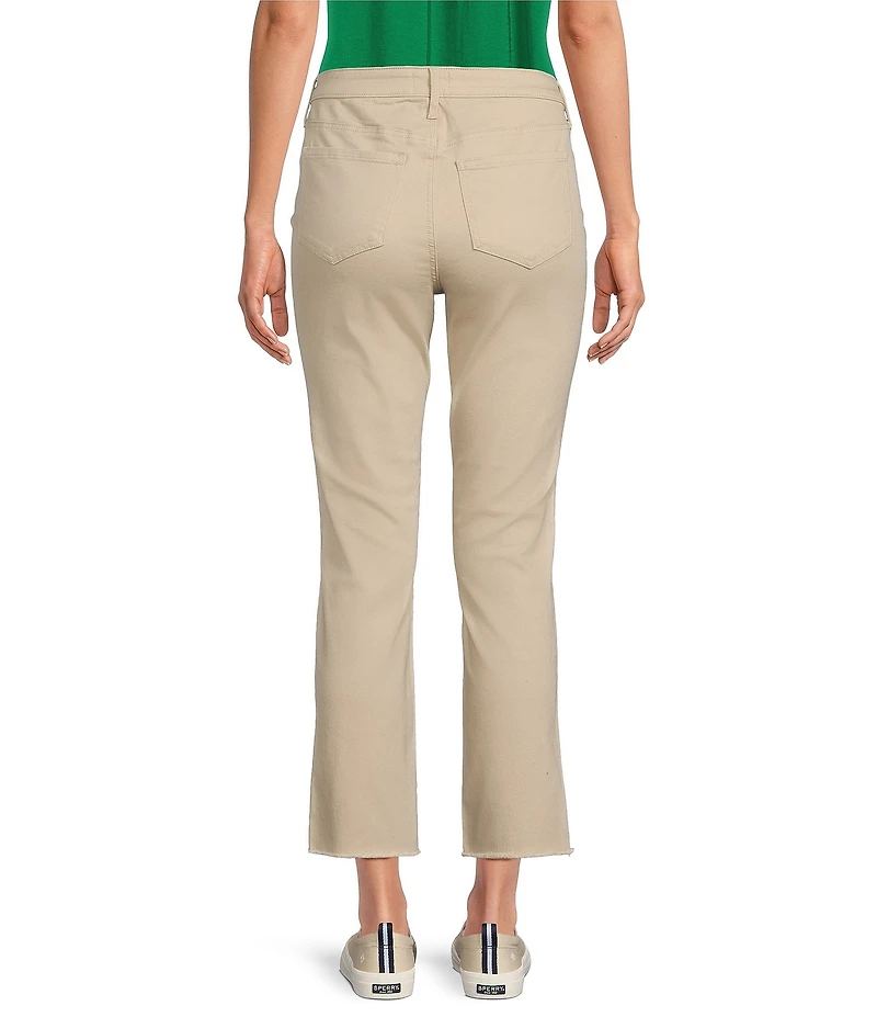 NYDJ Stretch Denim Sheri Slim Straight Fit Mid Rise Jeans
