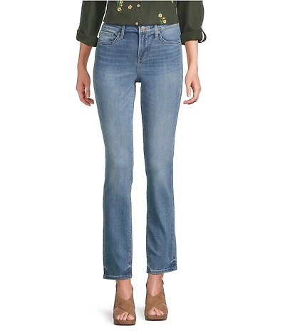 NYDJ Sheri Slim Mid Rise Stretch Denim Jeans