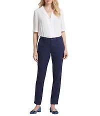 NYDJ Sheri Slim Mid Rise Trouser