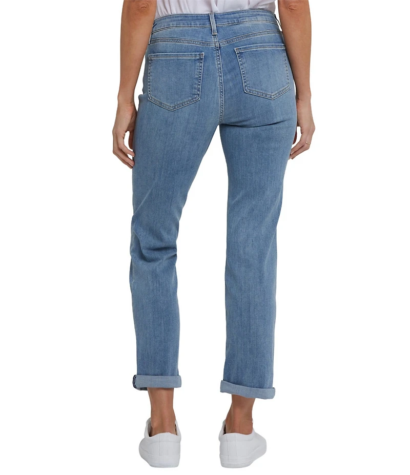 NYDJ Sheri Stretch Denim Slim Fit Ankle Jeans