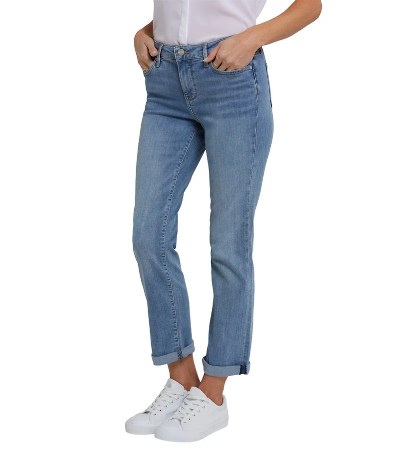 NYDJ Sheri Stretch Denim Slim Fit Ankle Jeans