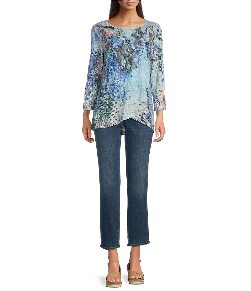 NYDJ Stella Stretch Denim Tapered Ankle Jeans