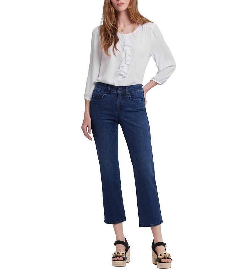 NYDJ Straight Leg Stretch Ankle Jeans