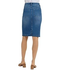 NYDJ Stretch Denim Lift Tuck® Technology High Rise A-Line Skirt