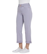 NYDJ Stretch Denim Lift Tuck® Technology Straight Leg Cropped Jeans