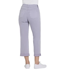 NYDJ Stretch Denim Lift Tuck® Technology Straight Leg Cropped Jeans