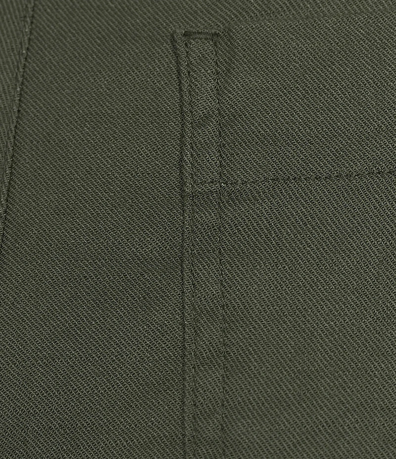 NYDJ Stretch Linen Blend High Rise Wide Leg Cargo Capri Pants