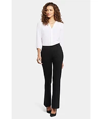 NYDJ Stretch Ponte Pull-On Flared Leg Trousers