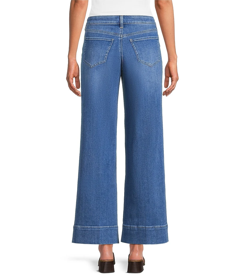 NYDJ Teresa Denim Wide Leg Crop Length Jeans