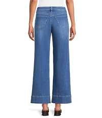 NYDJ Teresa Denim Wide Leg Crop Length Jeans