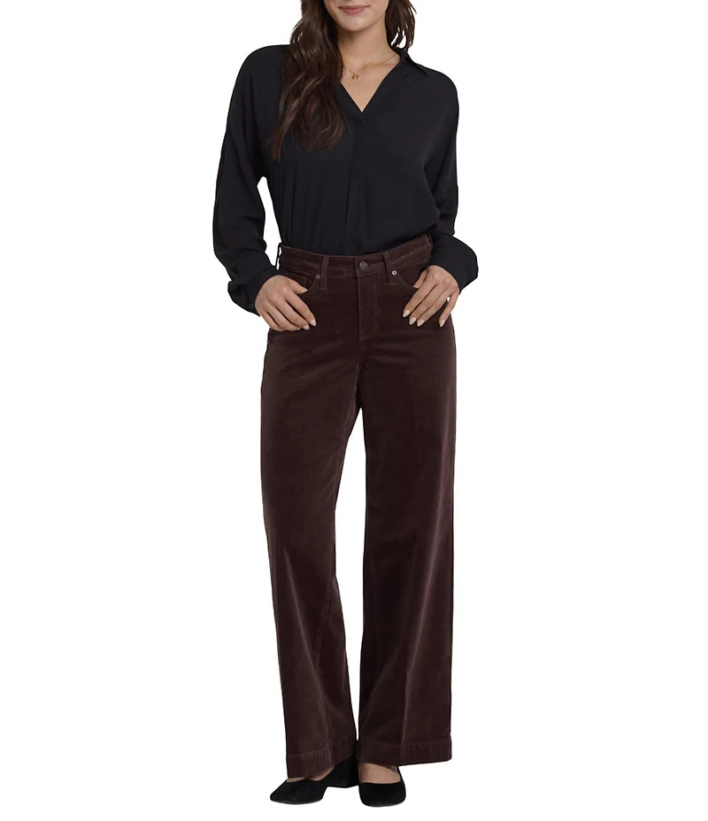 NYDJ Teresa High Rise Wide Leg Pants