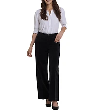 NYDJ Teresa High Rise Wide Leg Pants