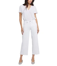 NYDJ Teresa Lift Tuck® Stretch Denim Wide Leg Ankle Jeans