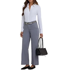 NYDJ Teresa Lift Tuck® Stretch Denim Wide Leg Ankle Length Jeans