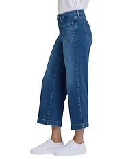 NYDJ Teresa Lift Tuck® Technology Stretch Denim High Rise Wide Leg Ankle Jeans