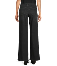NYDJ Teresa Lift Tuck® Technology Stretch Denim Rhinestone Wide Leg Jeans