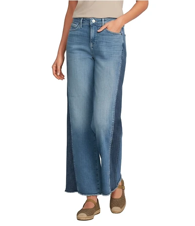 NYDJ Teresa Lift Tuck® Technology Stretch Denim Side Panel Wide Leg Jeans