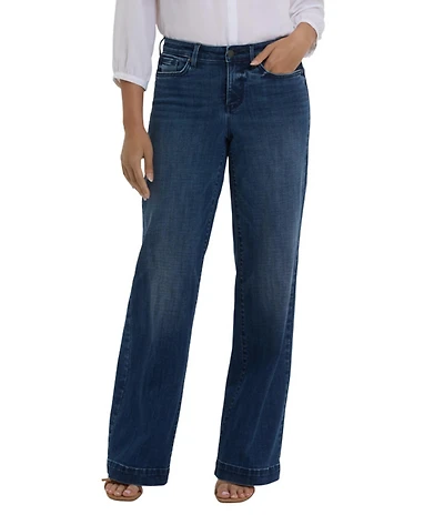NYDJ Teresa Lift Tuck® Technology Stretch Denim Wide Leg Jeans