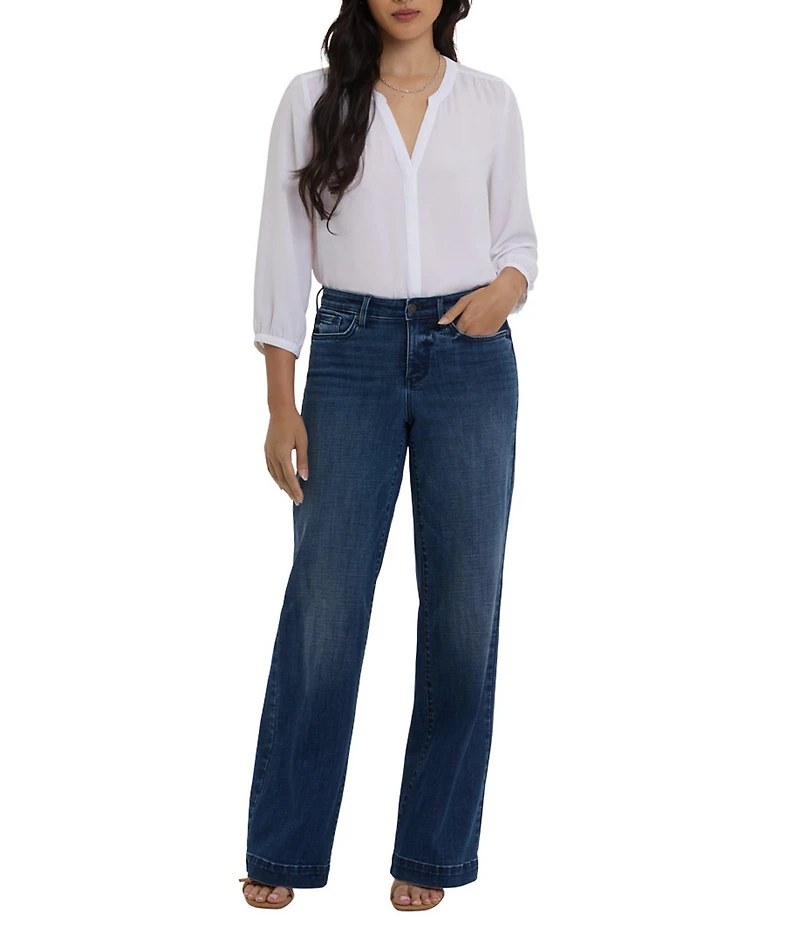 NYDJ Teresa Lift Tuck® Technology Stretch Denim Wide Leg Jeans