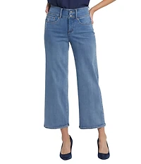NYDJ Teresa Stretch Denim Lift Tuck® Wide Leg Ankle Jeans