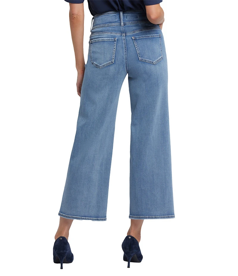 NYDJ Teresa Stretch Denim Lift Tuck® Wide Leg Ankle Jeans