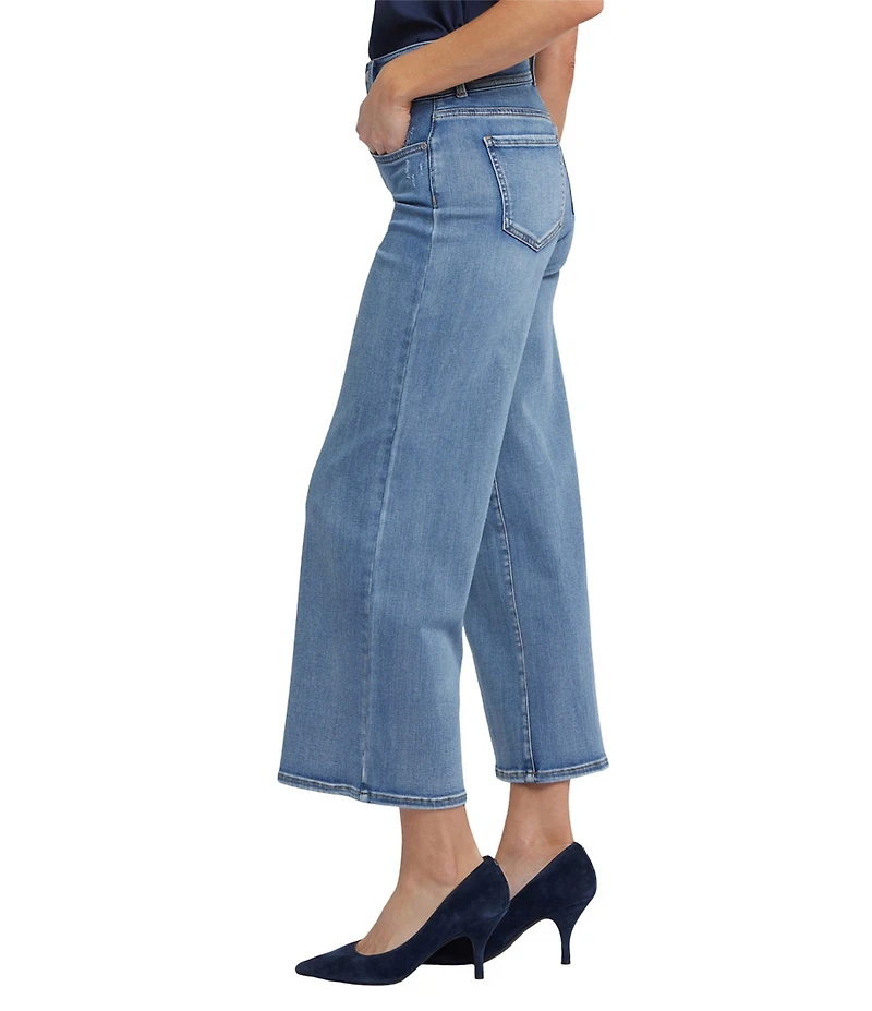 NYDJ Teresa Stretch Denim Lift Tuck® Wide Leg Ankle Jeans