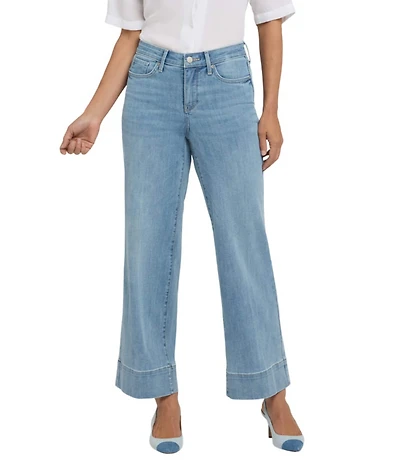 NYDJ Teresa Wide Leg Deep Hemline Lift Tuck® Ankle Jeans