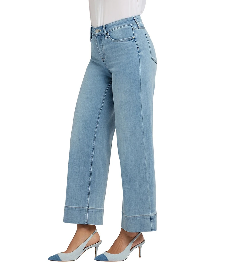 NYDJ Teresa Wide Leg Deep Hemline Lift Tuck® Ankle Jeans