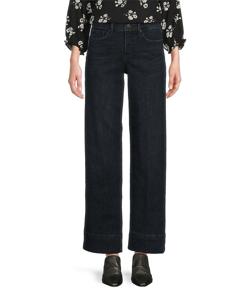 NYDJ Teresa Wide Leg Deep Hemline Lift Tuck® Ankle Jeans