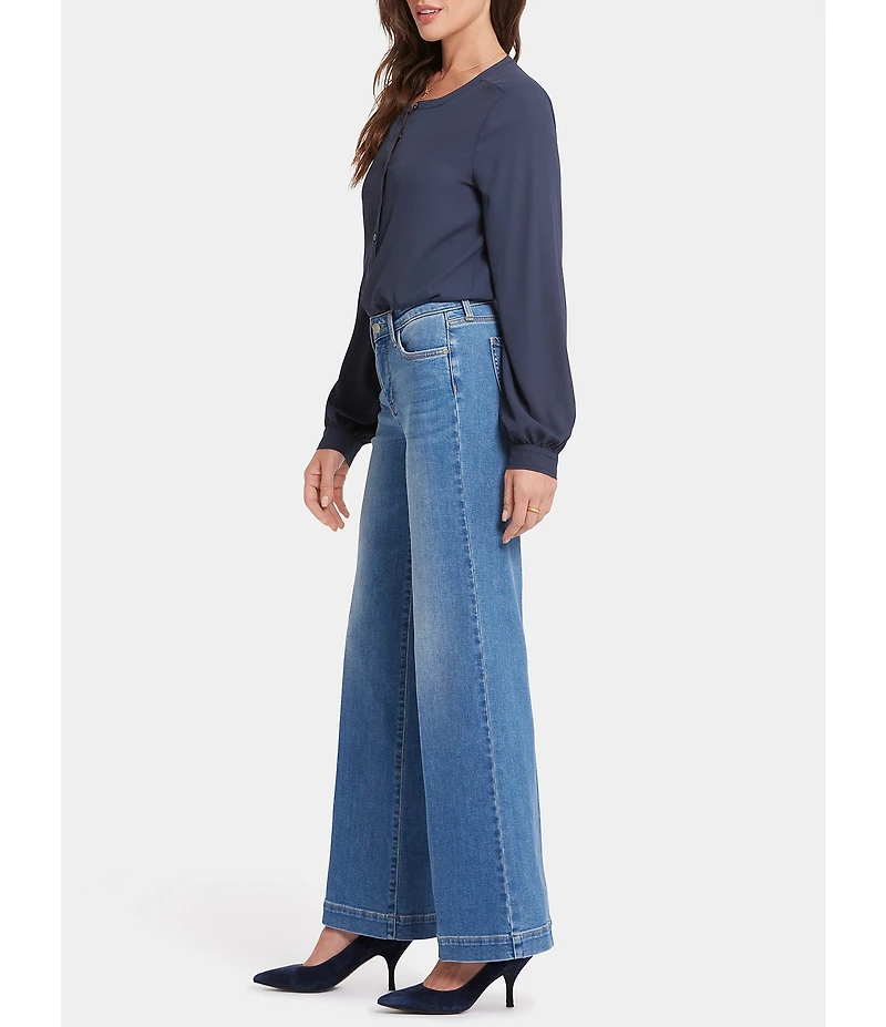 NYDJ Teresa Wide Leg High-Rise Lift Tuck® Jeans
