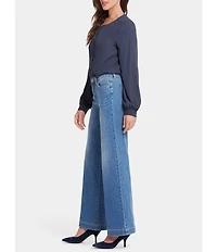 NYDJ Teresa Wide Leg High-Rise Lift Tuck® Jeans