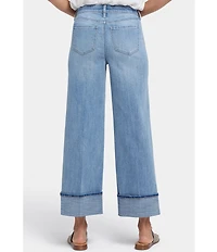 NYDJ Teresa Wide Leg High Rise Slimming Cuffed Jeans