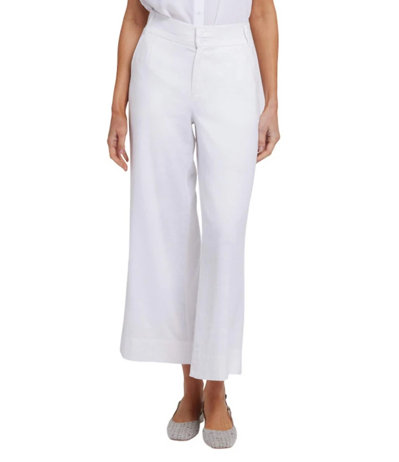 NYDJ Waverly Wide Leg Cropped Trouser Pants
