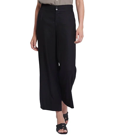 NYDJ Waverly Wide Leg Cropped Trouser Pants