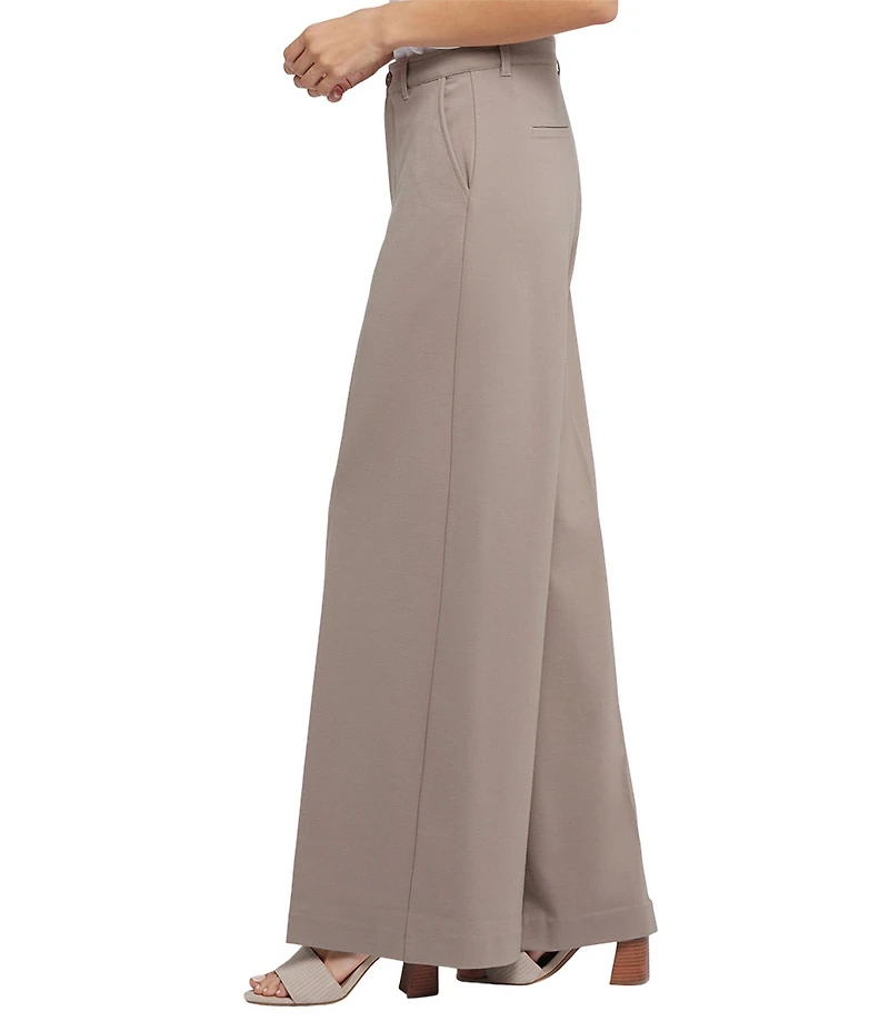 NYDJ Whitney High Rise Wide Leg Flat Front Pants