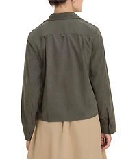 nz by NIC + ZOE Baby Cord Notch Collar Button Front Shirt Jacket
