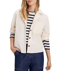 nz by NIC + ZOE Baby Cord Notch Collar Button Front Shirt Jacket