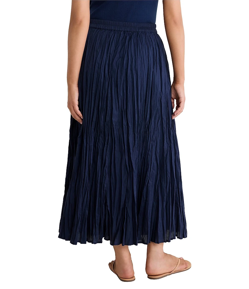 nz by Nic + Zoe Cotton Crinkle Pull-On Skirt