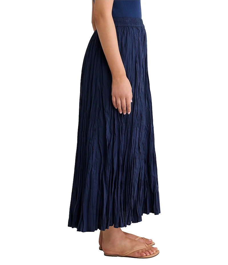 nz by Nic + Zoe Cotton Crinkle Pull-On Skirt