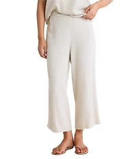 nz by NIC + ZOE Dylan Linen-Blend Wide-Leg Pull-On Coordinating Pants