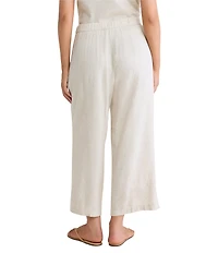nz by NIC + ZOE Dylan Linen-Blend Wide-Leg Pull-On Coordinating Pants
