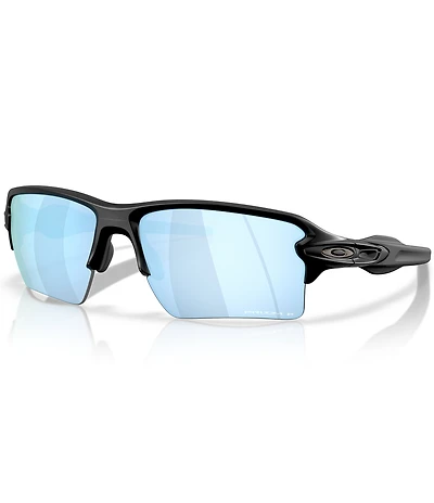 Oakley Men's Flax 2.0 XXL 63mm Polarized Rectangle Sunglasses