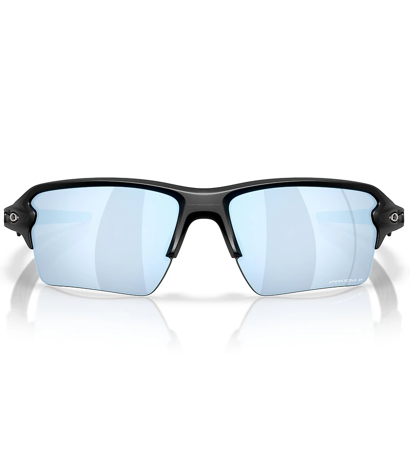 Oakley Men's Flax 2.0 XXL 63mm Polarized Rectangle Sunglasses