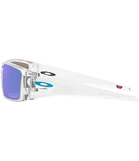 Oakley Men's Heliostat Clear Polarized Rectangle Sunglasses