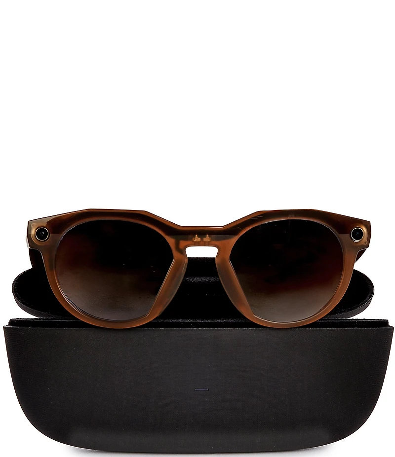 Oakley Men's Meta HSTN 51mm Polarized Round Sunglasses