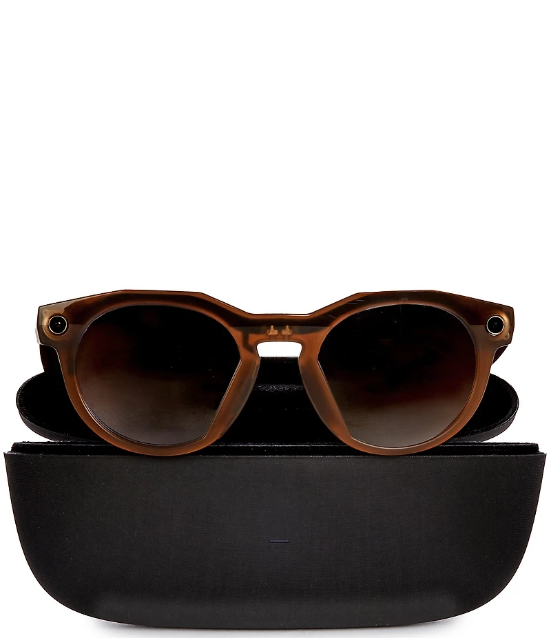 Oakley Unisex Meta HSTN 51mm Polarized Round Sunglasses