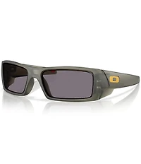 Oakley Men's Gascan OO9014 Polarized 60mm Transparent Rectangle Sunglasses